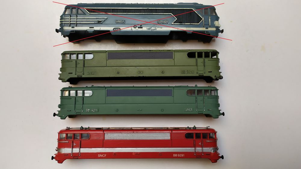 Train &eacute;lectrique : carrosseries de locomotive LIMA Jeux / jouets