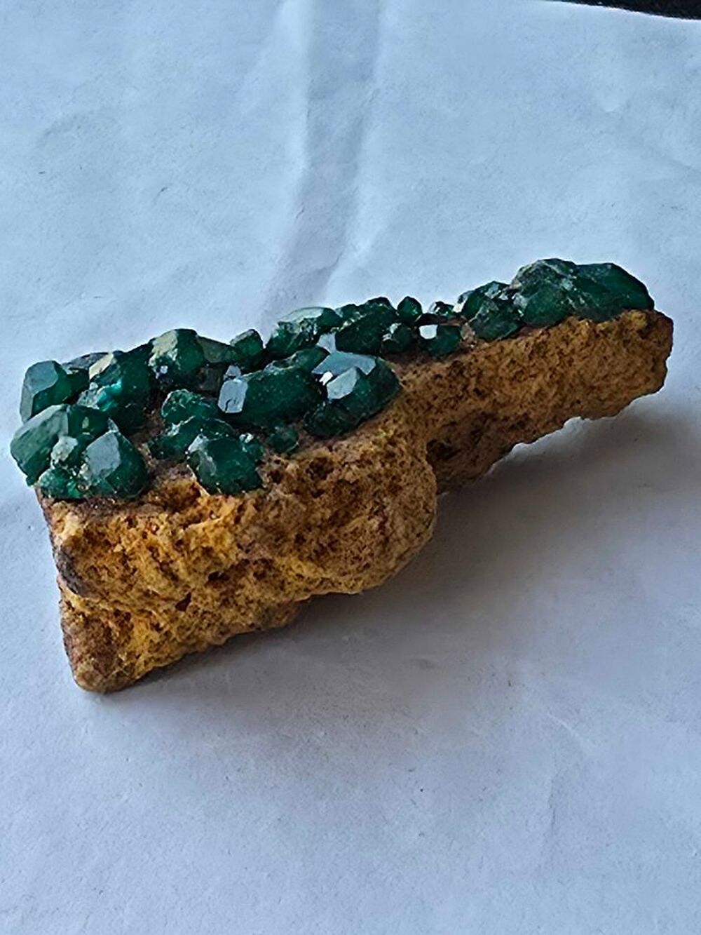 Dioptase sur Matrice du Katanga RDC-Collection 26g 