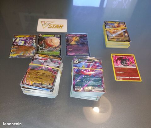 Lot cartes pokémon holographiques + reverses + rares... 100 Montmorillon (86)