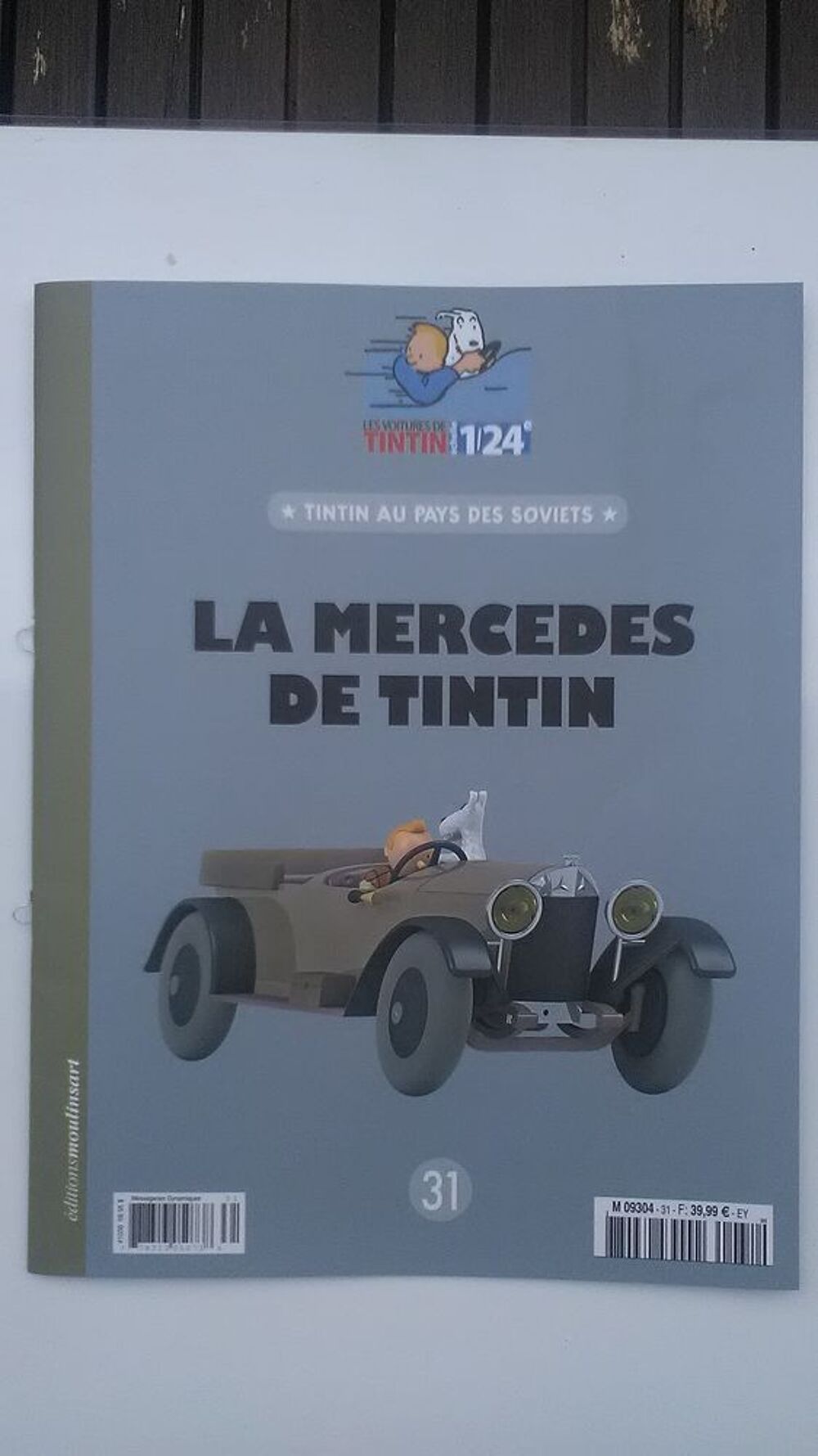 VOITURE DE TINTIN LA N&deg;31 &quot;&quot; LA MERCEDES DE TINTIN &quot;&quot; 