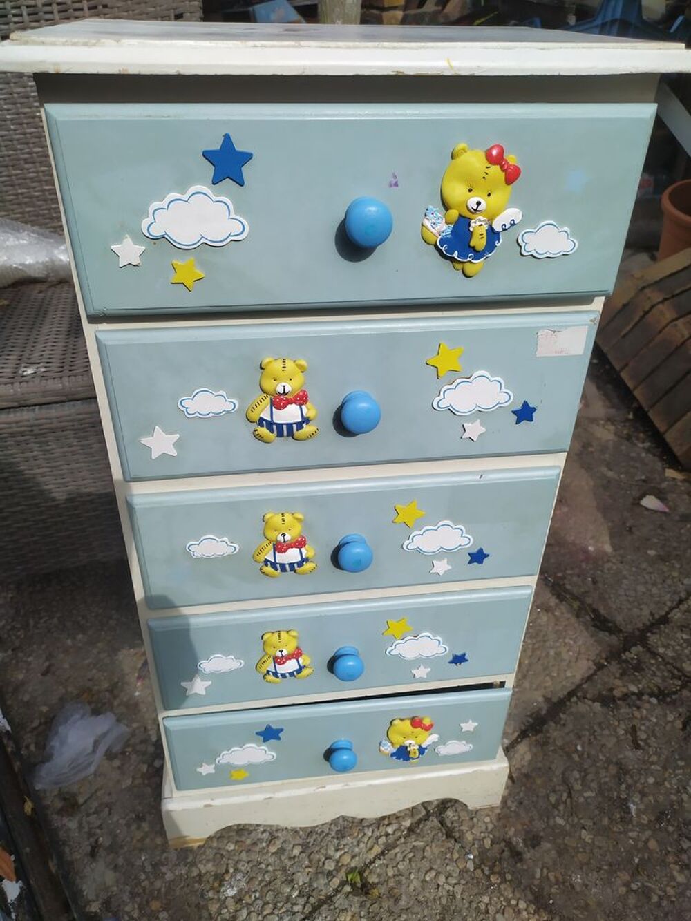 meuble enfant en bois th&egrave;me winnie Mobilier enfants