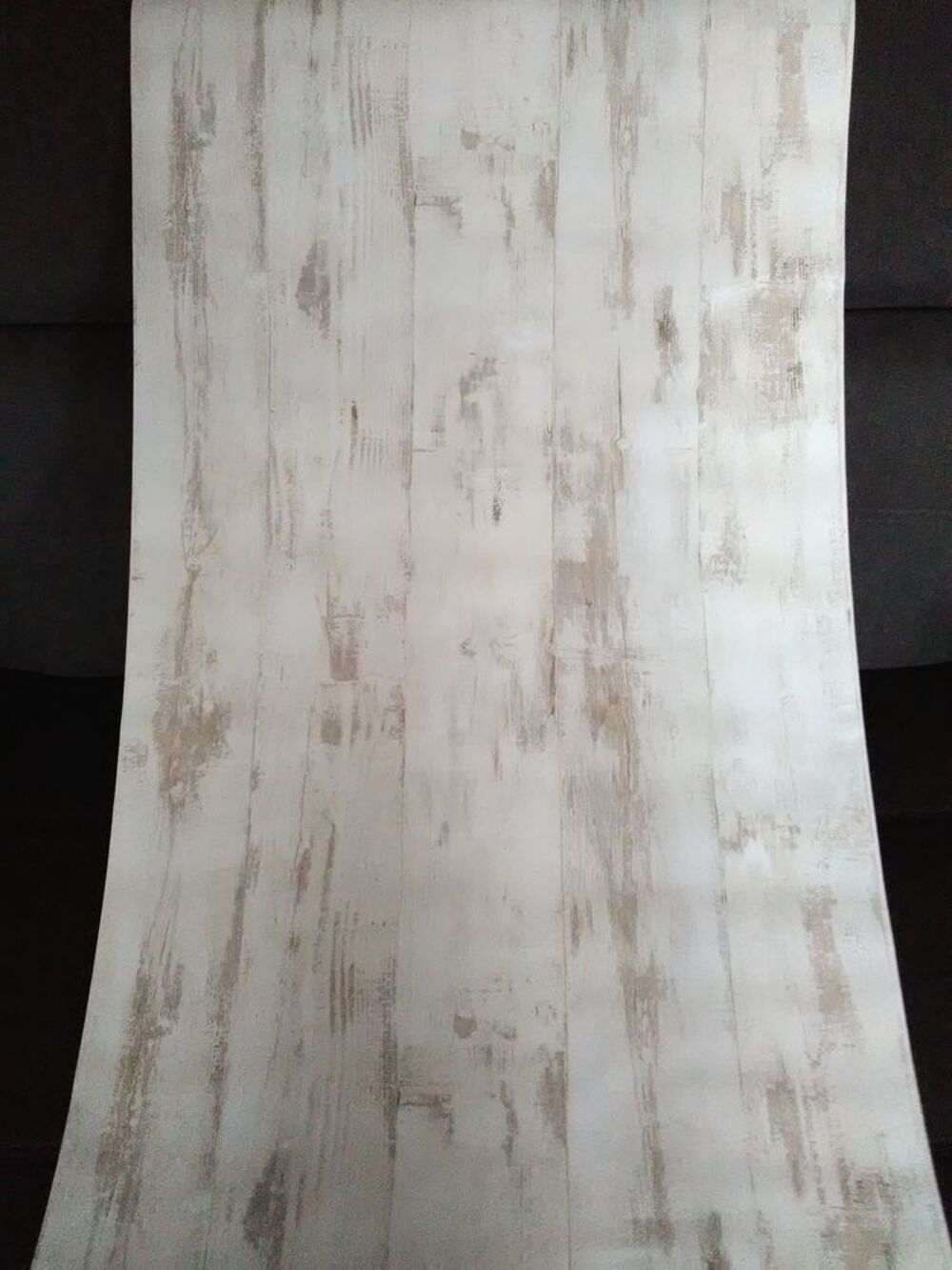 Papier peint imitation planches bois Dcoration