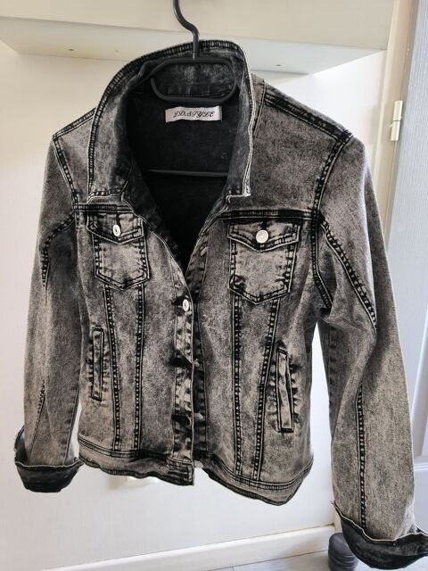 Blouson  jean noir chin� 8 Six-Fours-les-Plages (83)