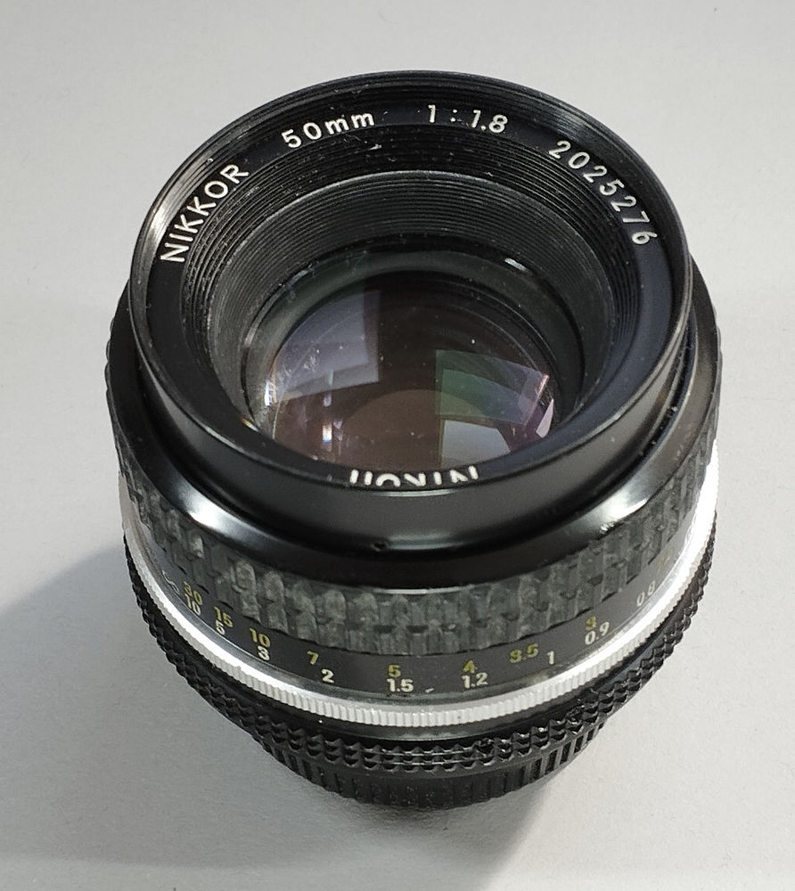 Objectif Nikon Série E 50mm F/1.8 – Fixe Portrait – Monture F (occasion)