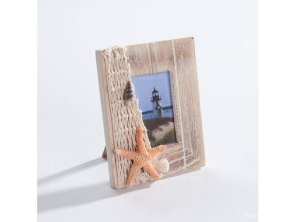 Lot de cadre photo th&egrave;me de la mer par 2 Décoration