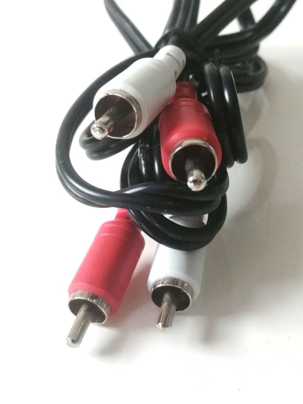 Prise RCA, deux fiches rouge et blanche neuve Matériel informatique