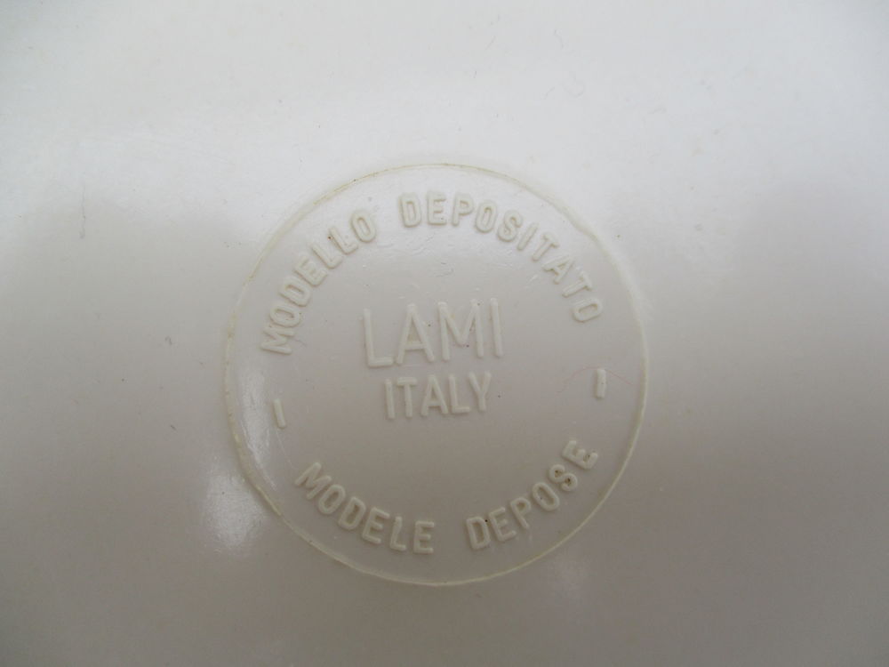Lot de 2 : V&eacute;ritable Assiette Plate "Lami Italy" - Vintage Décoration