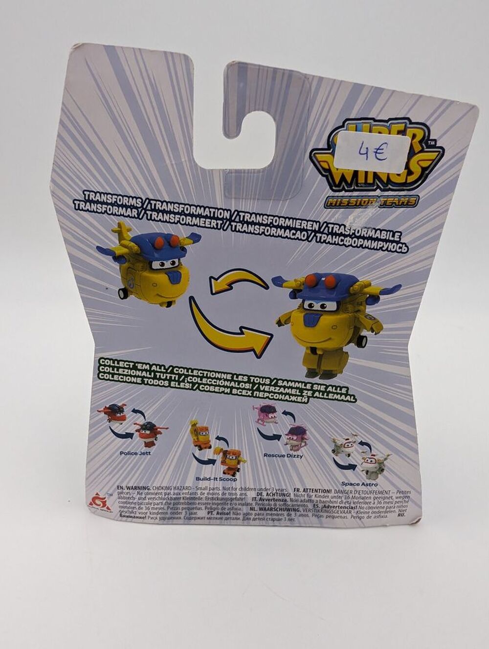 Jouet Robot transformable Super Wings Donnie Transform-a-Bot Jeux / jouets