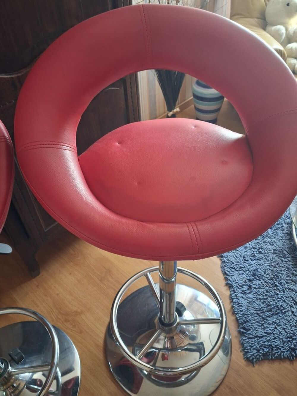 Tabourets rouge Meubles