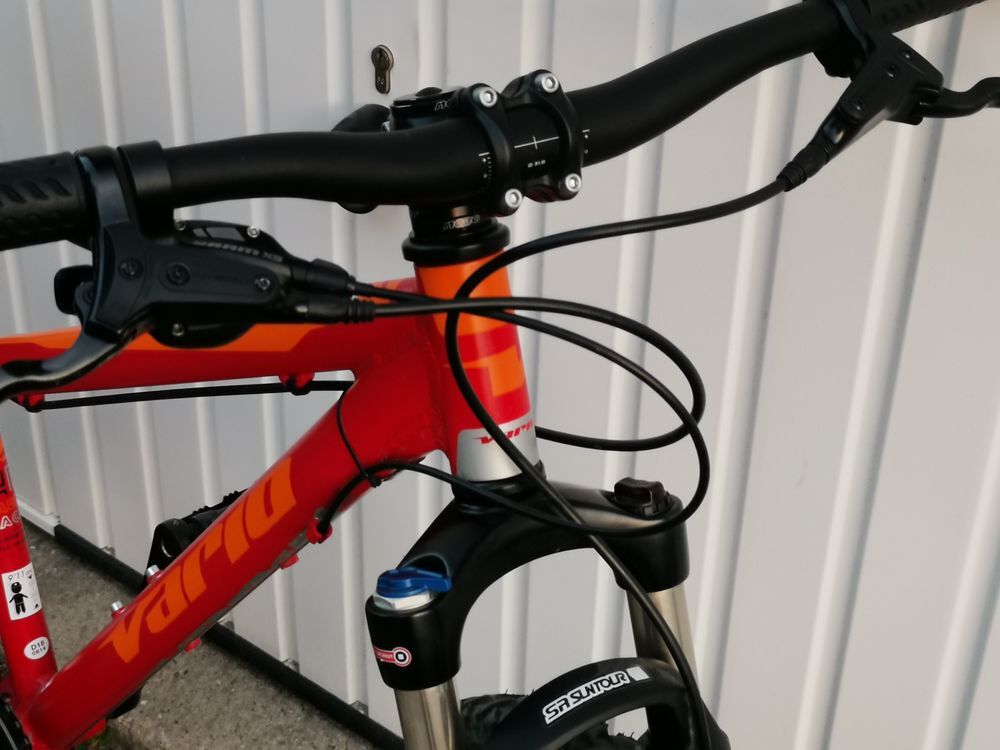 VTT vario race II 24 pouces 8_12 ans freins &agrave; disques hydraulique Monopleau 10 vitesses SRAM Vélos