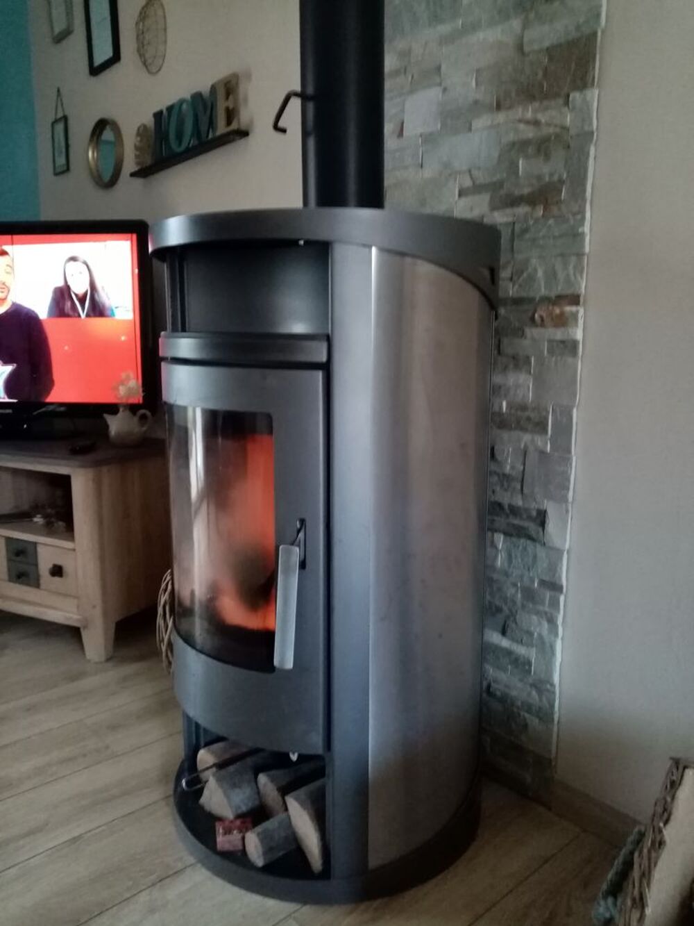 po&egrave;le a bois Electroménager