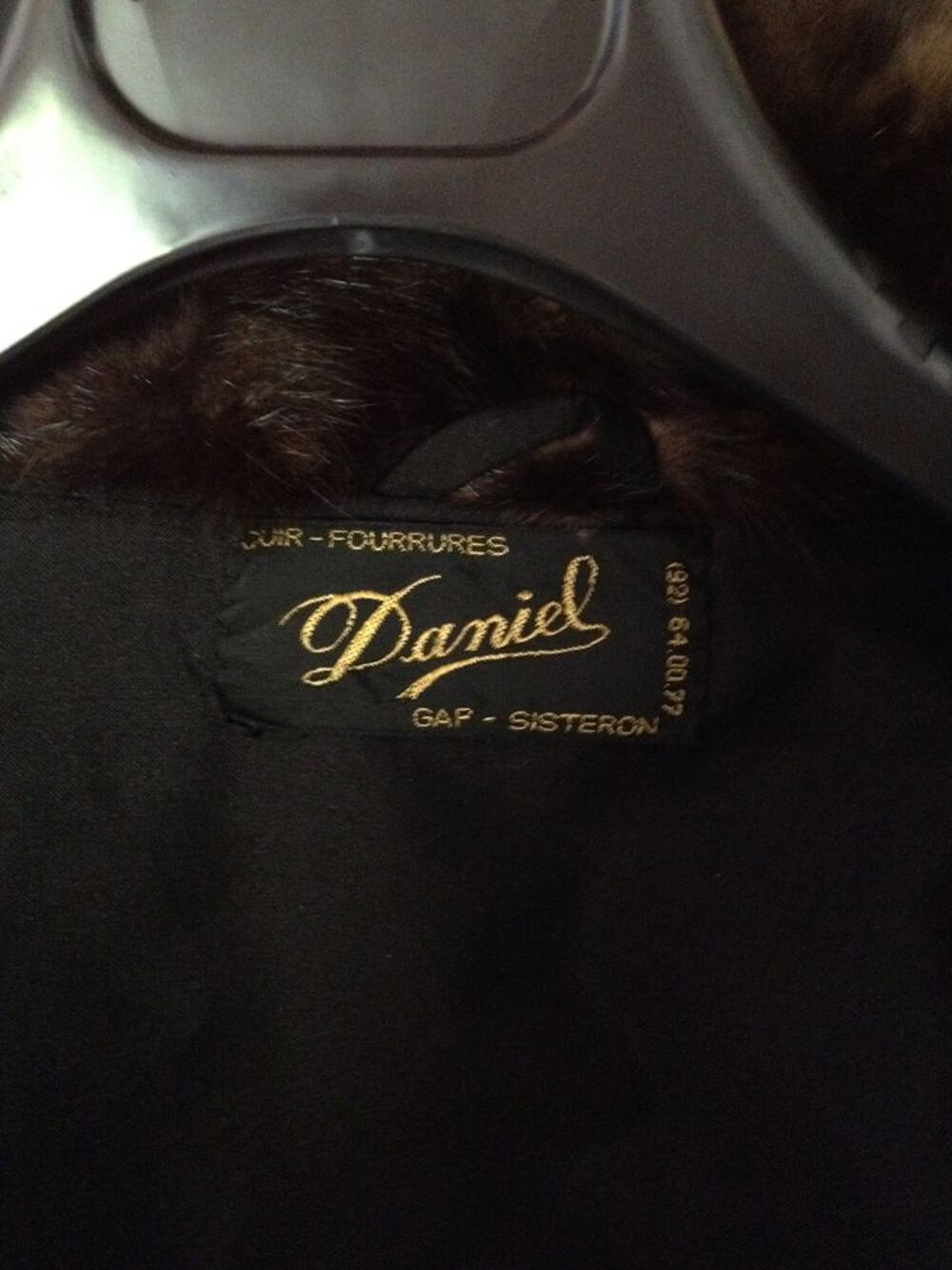 Manteau en Vison Vêtements