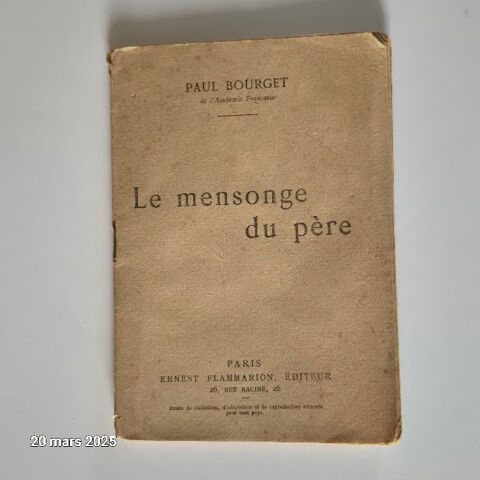 Le Mensonge Du P�re, extrait L'envers Du D�cor, Les Moreau-J 1 Saumur (49)