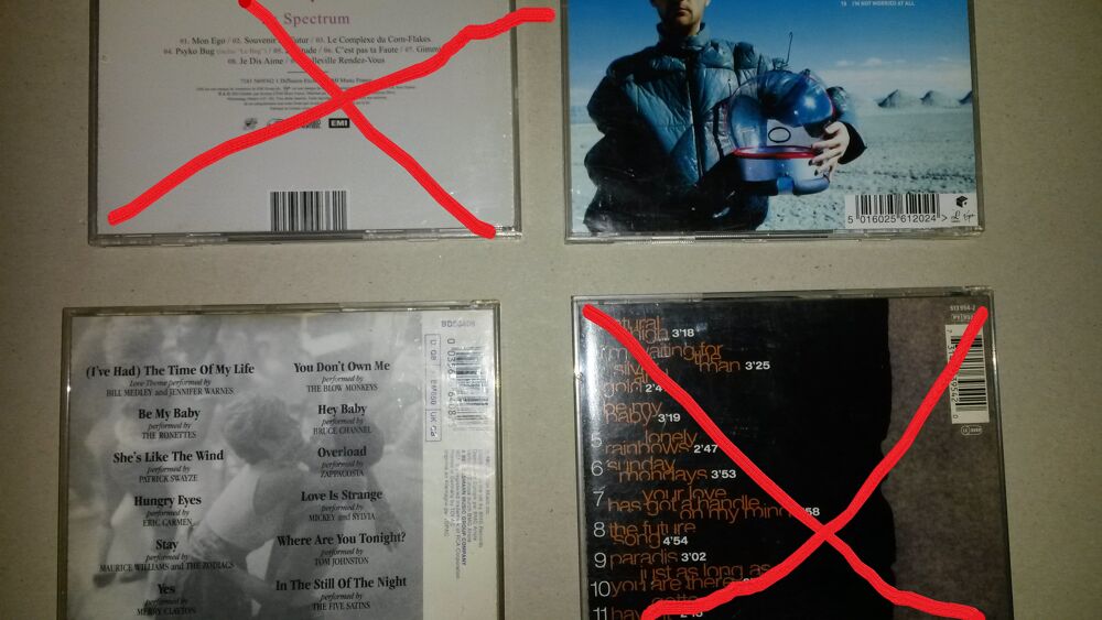 CD, Dirty dancing et Moby CD et vinyles