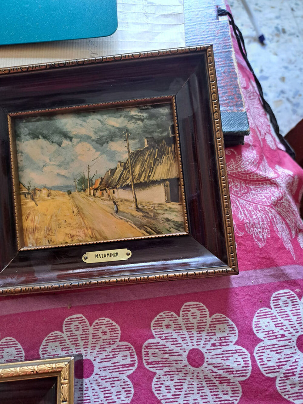CADRE DE REPRODUCTION sc&egrave;nes 18e si&egrave;cle Décoration