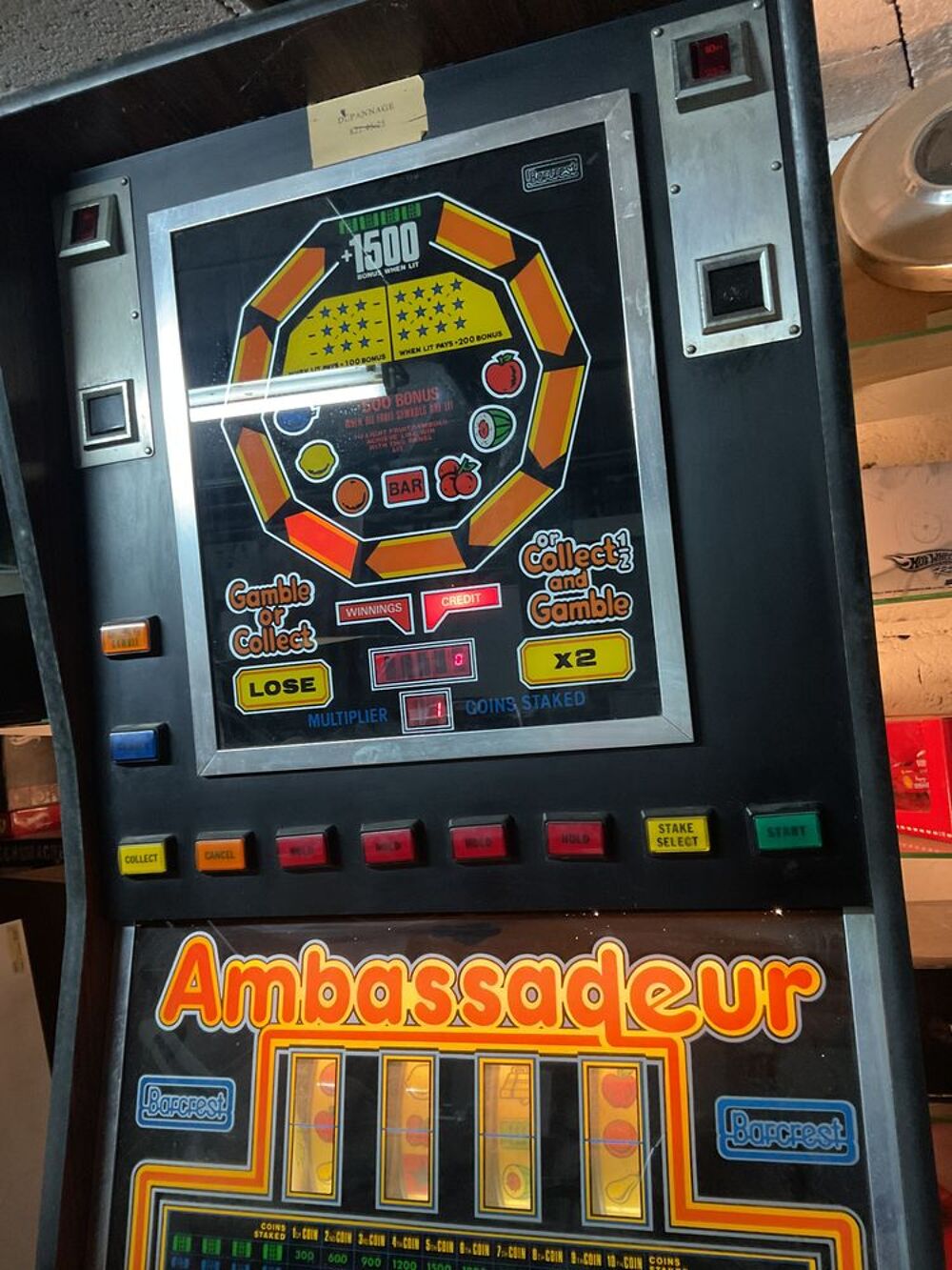 ambassadeur machine &agrave; sous d &eacute;poque D�coration