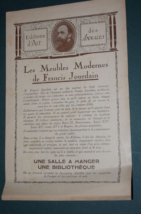 Rclame Les Meubles Jourdain - Bulletin de Souscription. 5 Roissy-en-Brie (77)