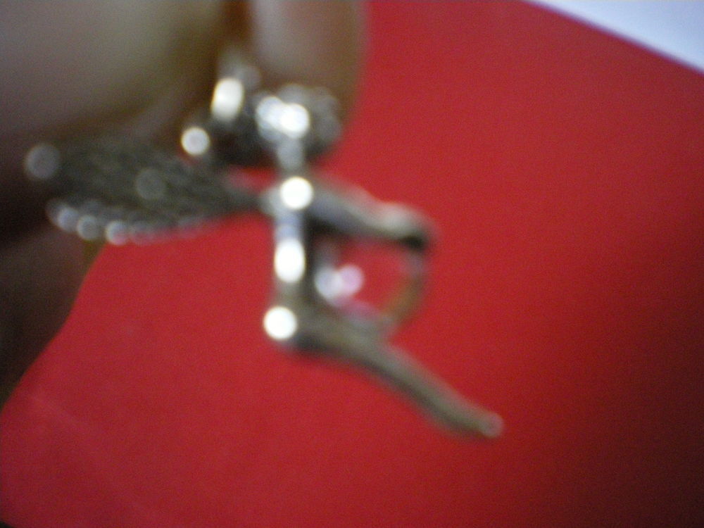 pendentif elfe quartz transparent (neuf) Bijoux et montres