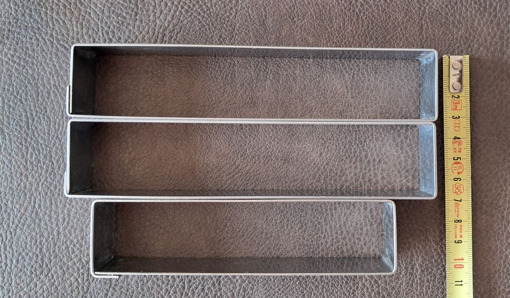 lot de nonettes en inox 6 pi&egrave;ces poir cuisine p&acirc;tisserie 
Cuisine