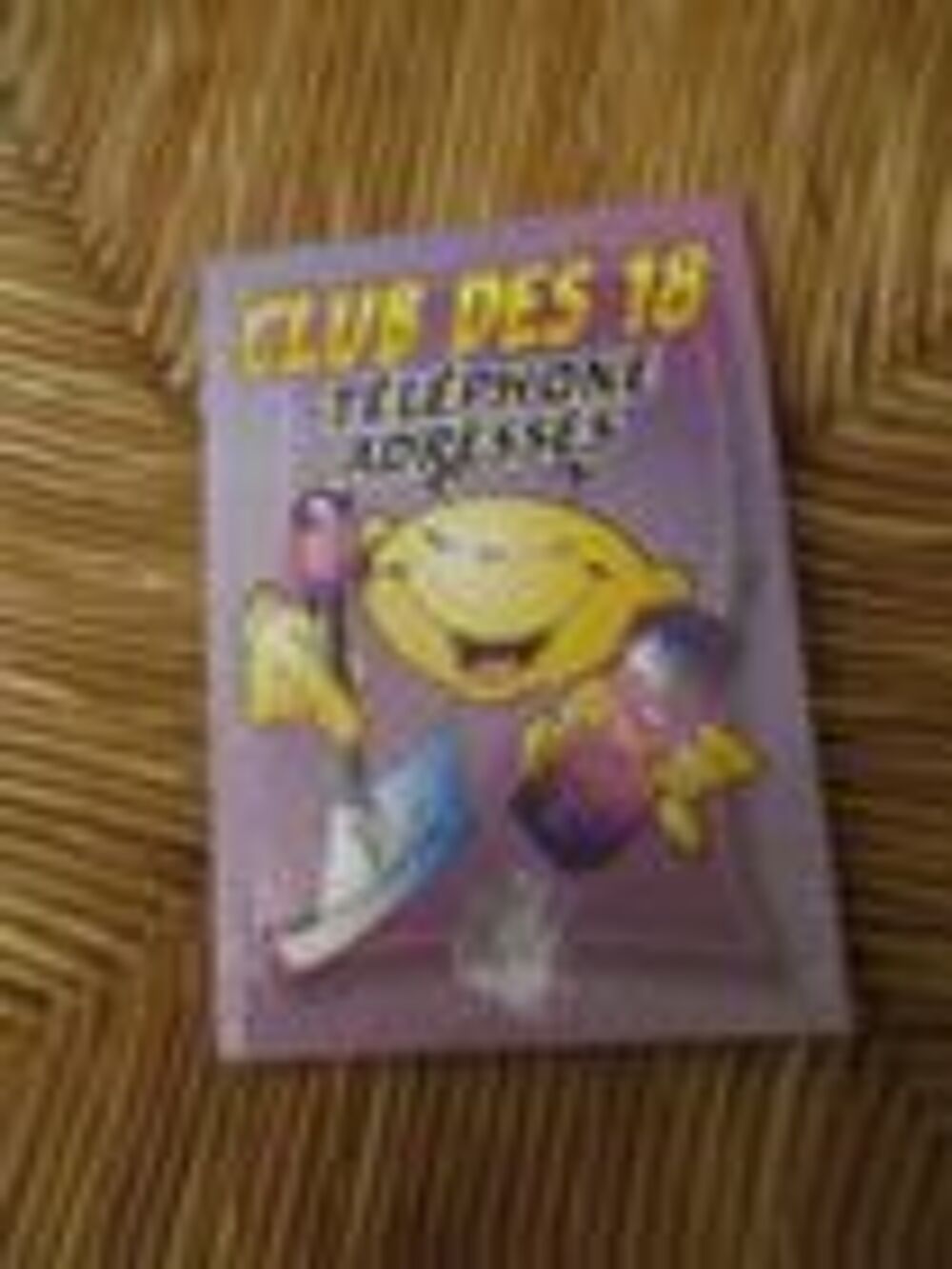 Agenda alphab&eacute;tique club des 18 ans Maroquinerie