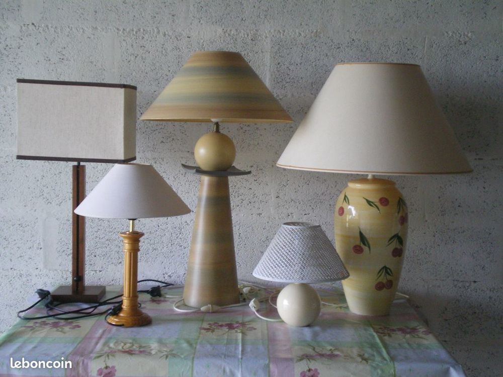 Diverses Lampes &agrave; poser D�coration