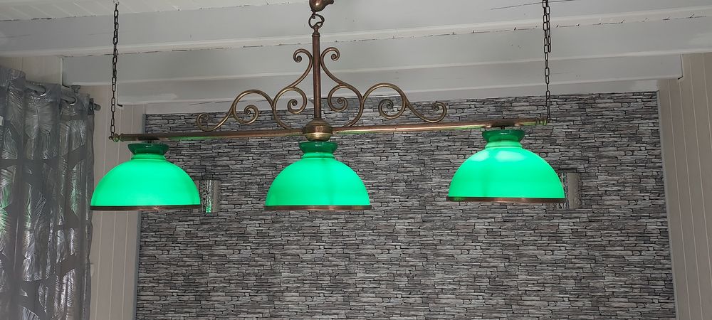 V&eacute;ritable lustre de billard Décoration