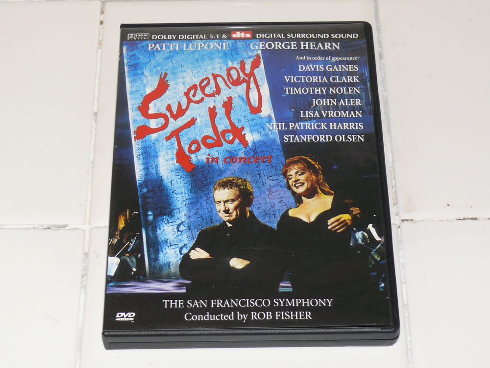 DVD : &quot;Sweeney Todd&quot; DVD et blu-ray