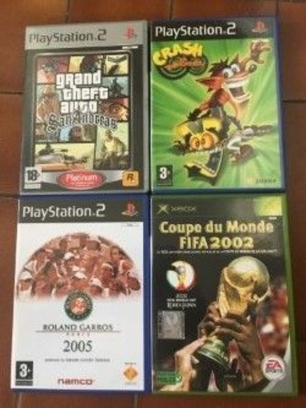 CD PS2, un XBOX Consoles et jeux vidos