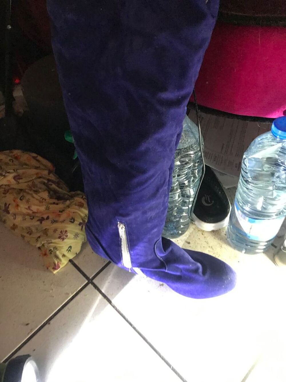 2 paires de bottines 
Chaussures