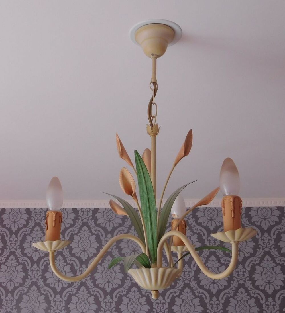 Lustre fleuri Décoration