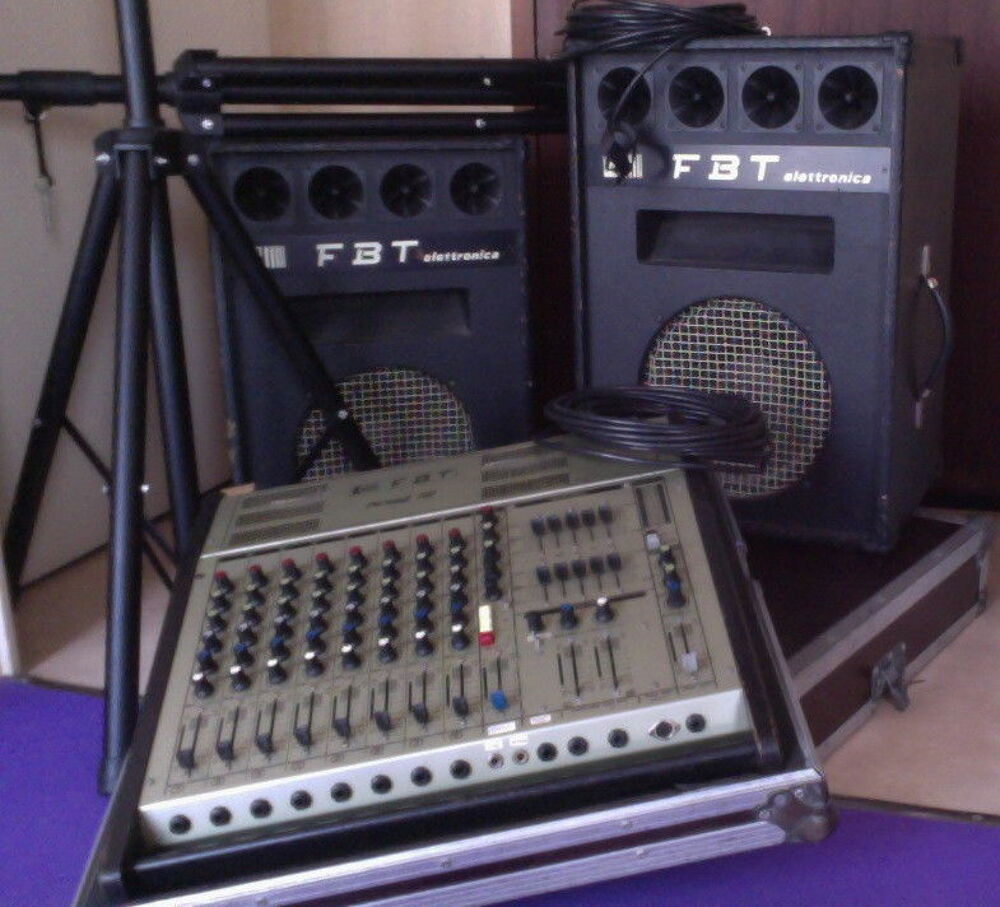 Kit vintage sono de r&eacute;p&eacute;tition FBT Elettronica Instruments de musique