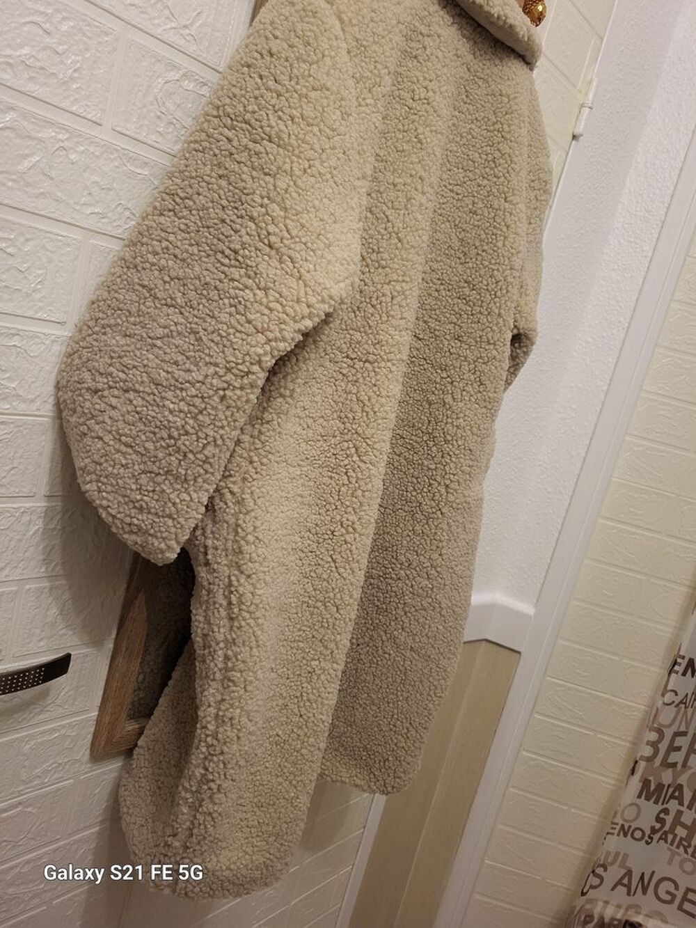 Manteau effet peau de mouton Vêtements