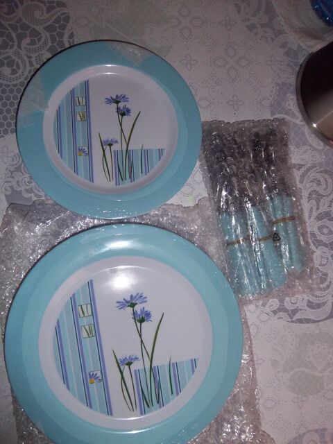 lot assiettes+couverts 11 Bossay-sur-Claise (37)