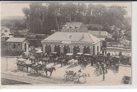 Dt 76 - CANY - La Gare 4 Doullens (80)