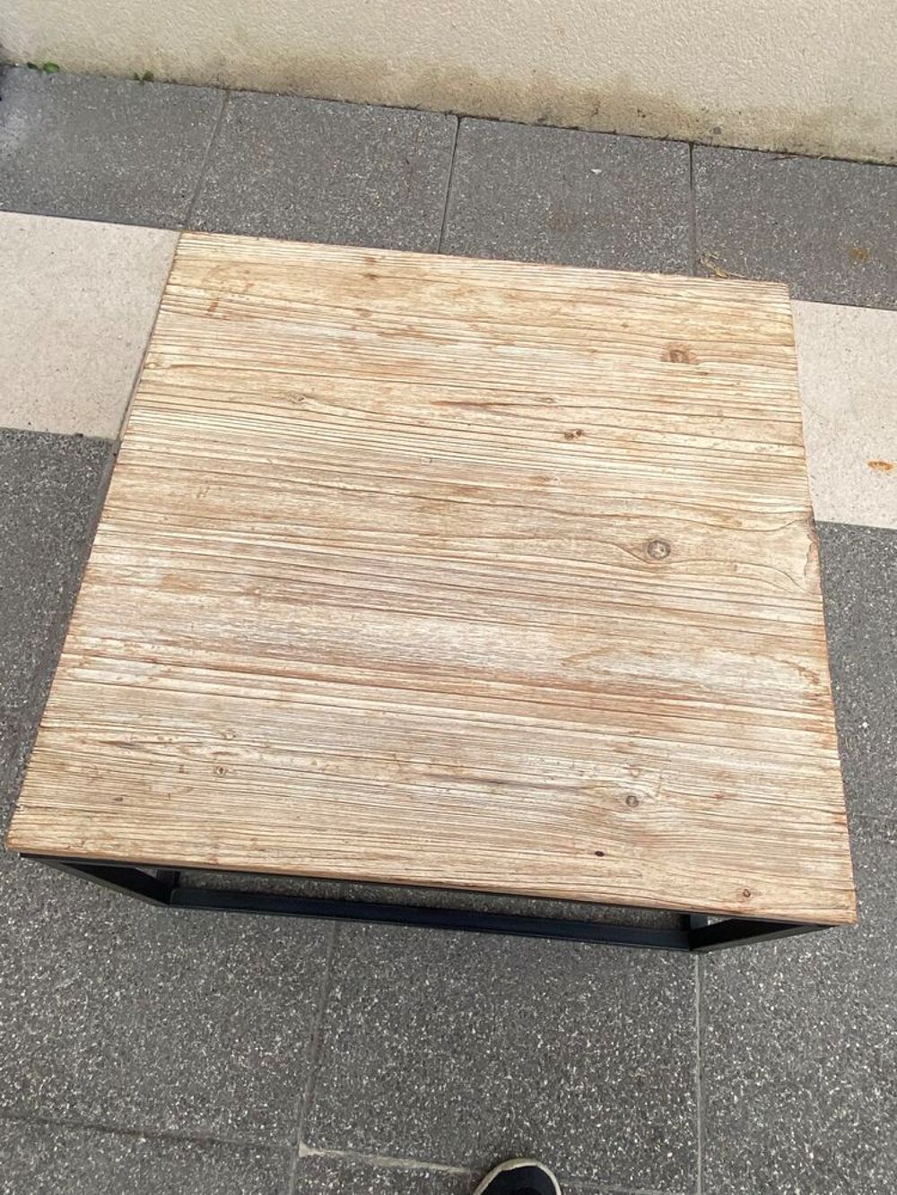 Table basse en fer et bois Meubles