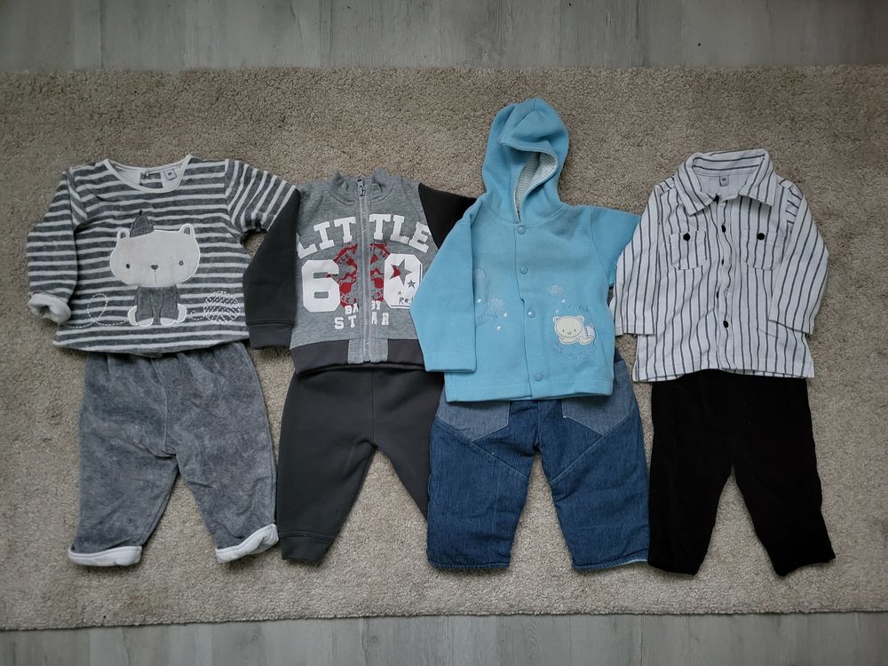 Lot v&ecirc;tements gar&ccedil;on 6 mois hiver + mi-saison - 109 pi&egrave;ces Vêtements enfants