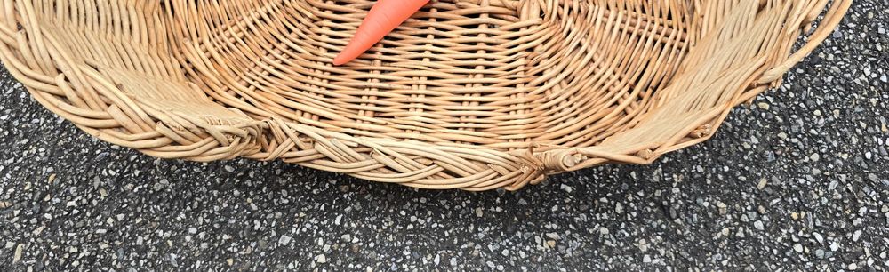Panier osier Décoration
