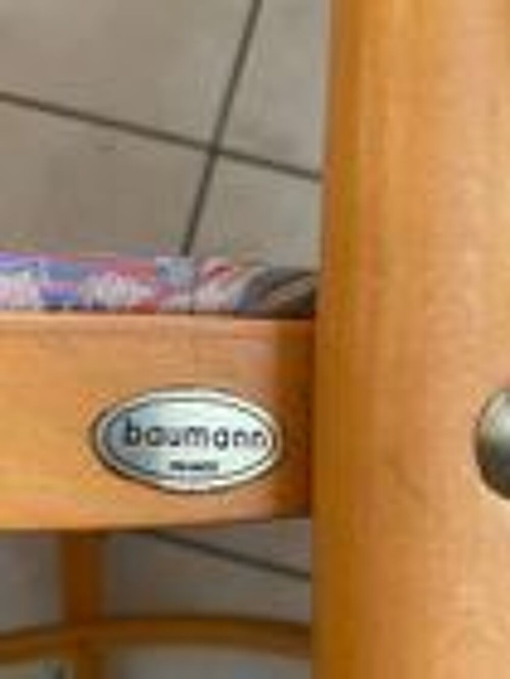 Lot de 3 chaises BAIUMANN authentiques Meubles