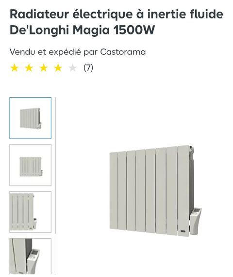 RADIATEUR DELONGHI 1500W  INERTIE FLUIDE+PATTES +CROCHETS 59 Gradignan (33)