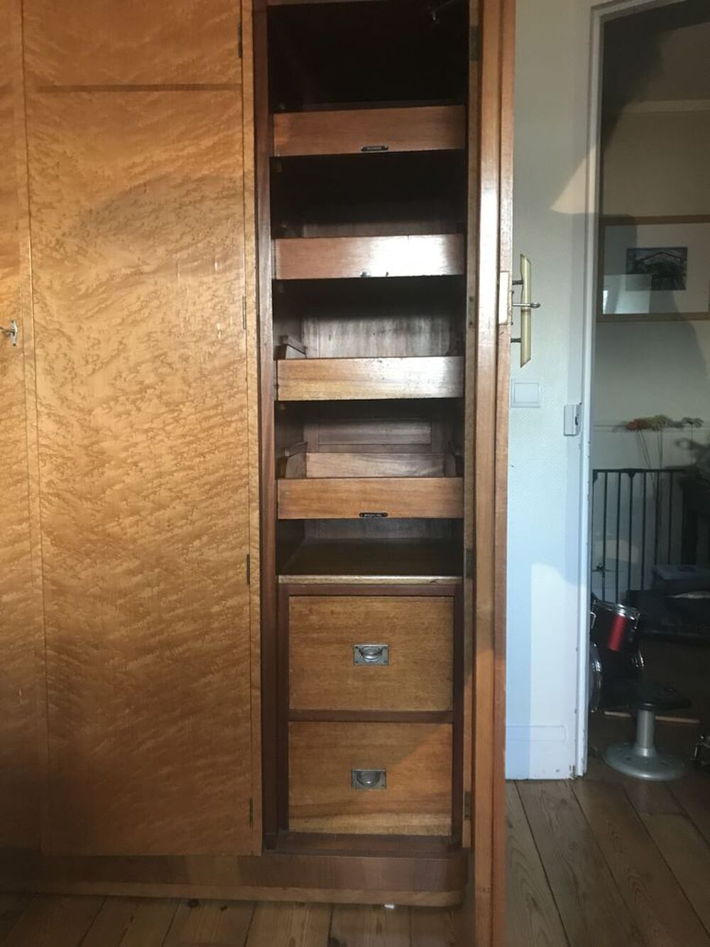 ARMOIRE - meuble de cabine de paquebot Meubles
