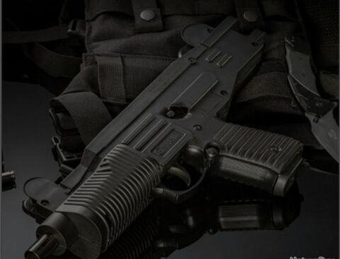Blow swat uzi full automatique 9 mm pak � blanc 369 Illiers-Combray (28)