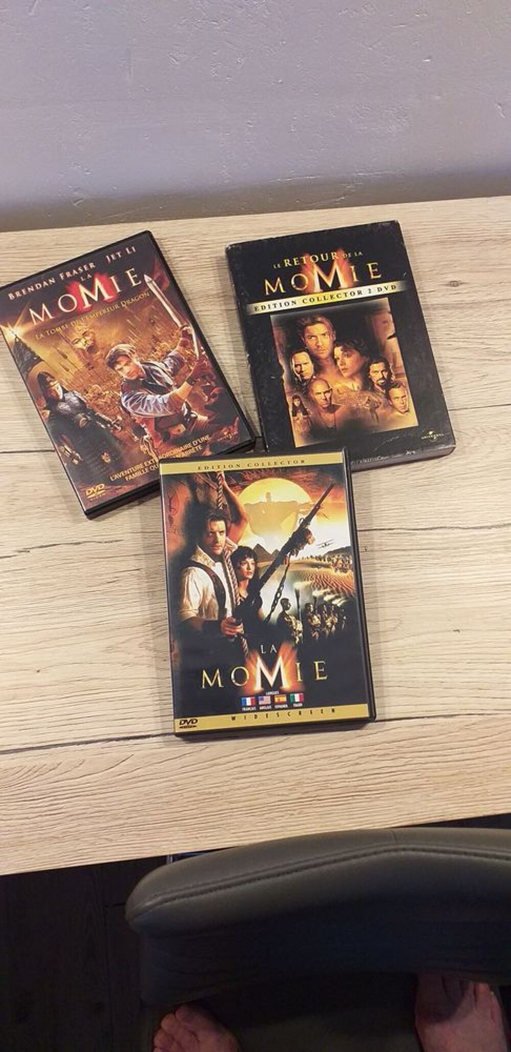 dvds la momie 1-2-3 DVD et blu-ray