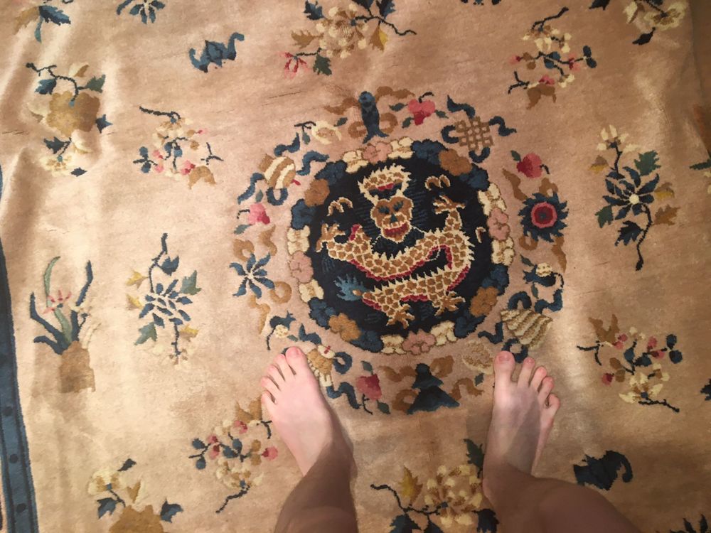 Tapis chinois ancien Décoration
