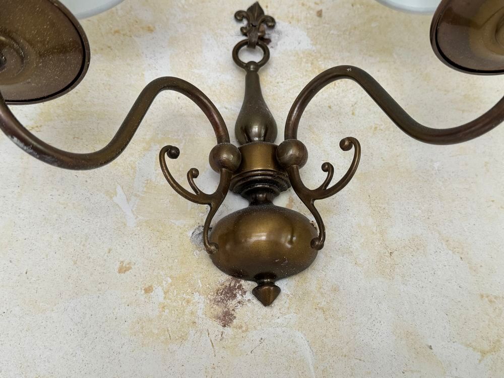 2 appliques en bronze 
Décoration
