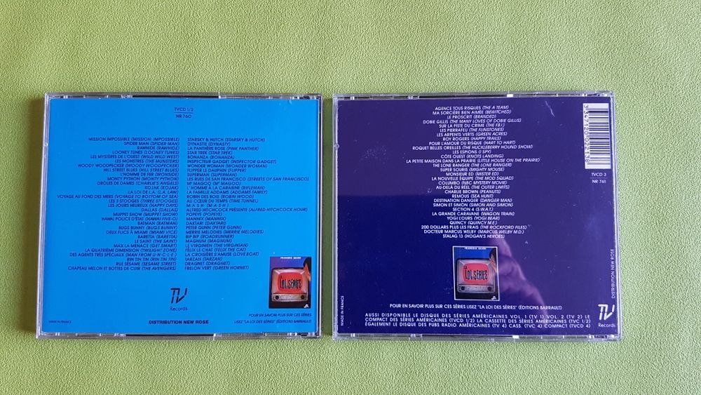 LE DISQUE DES S&Eacute;RIES AM&Eacute;RICAINE VOL.1/2/3 CD et vinyles