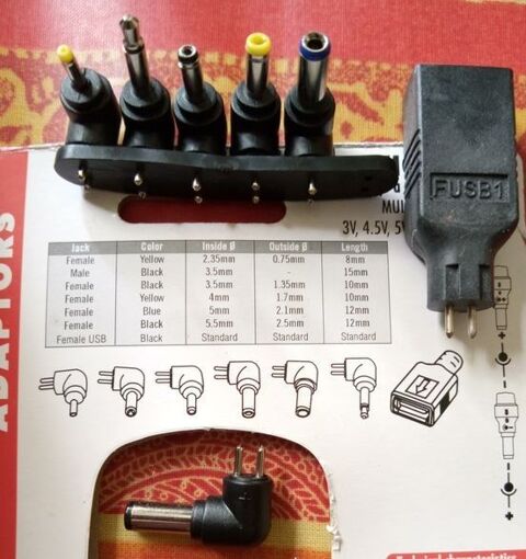 prises jack et USB adaptateur transformateur 5 Beauchamp (95)