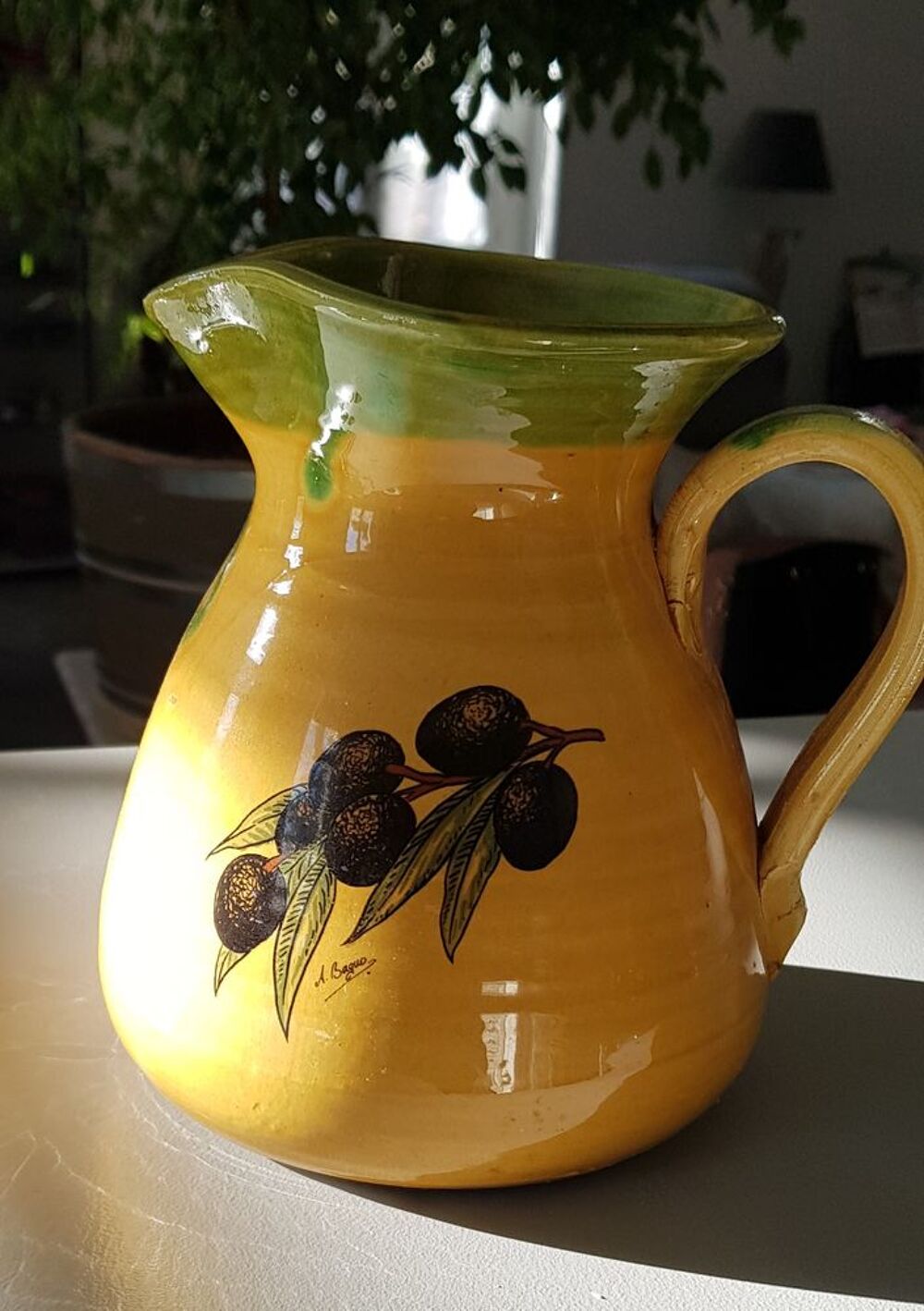 PIchet proven&ccedil;al vintage sign&eacute; Baguo Cuisine