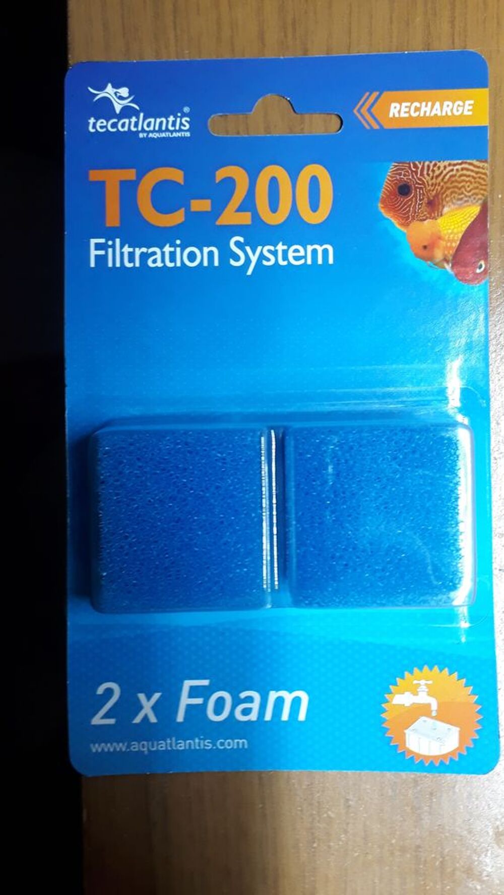  RECHARGE MOUSSE BLEUE  POUR FILTRE TC-200
