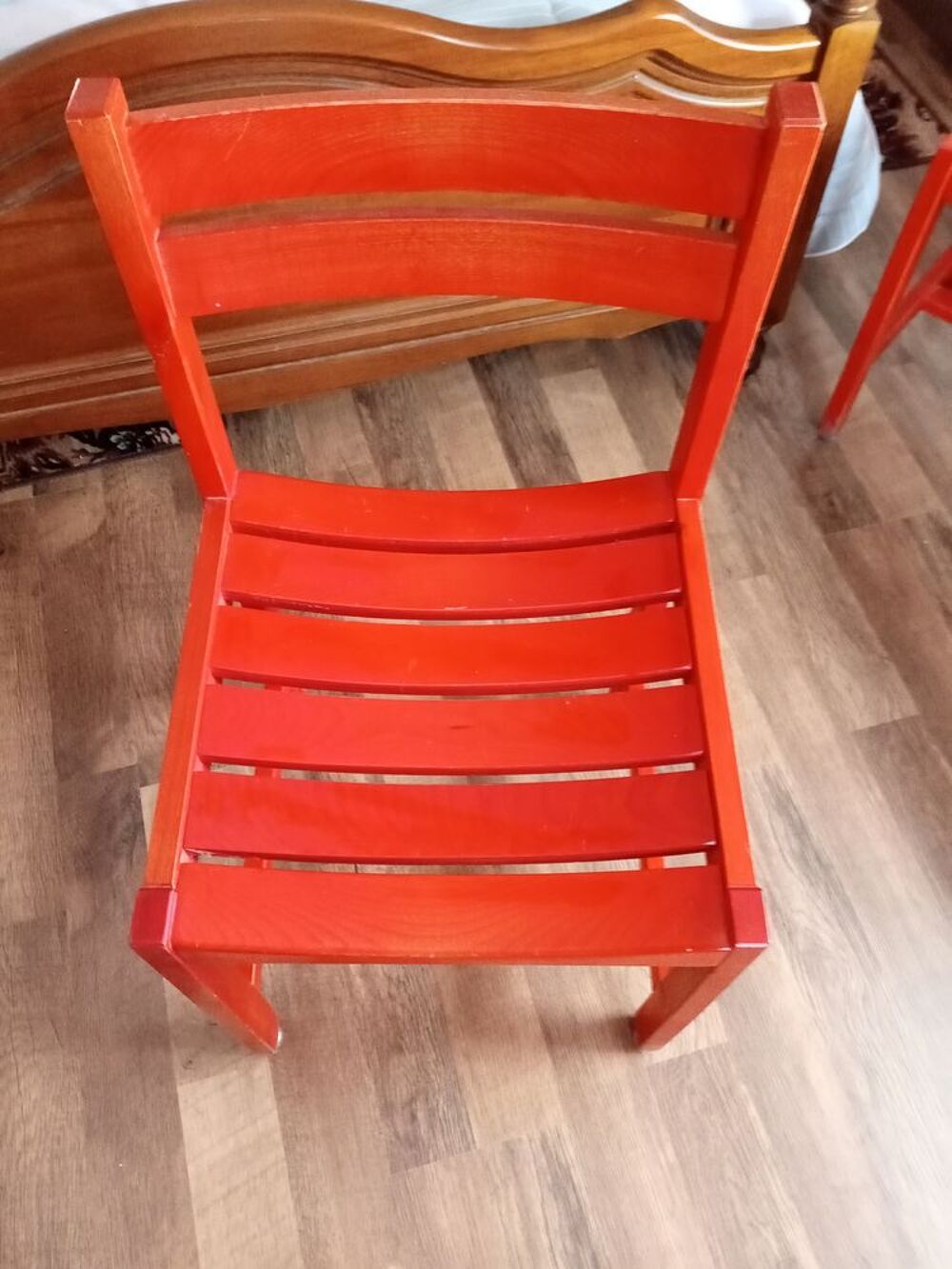 4 chaises en bois Meubles