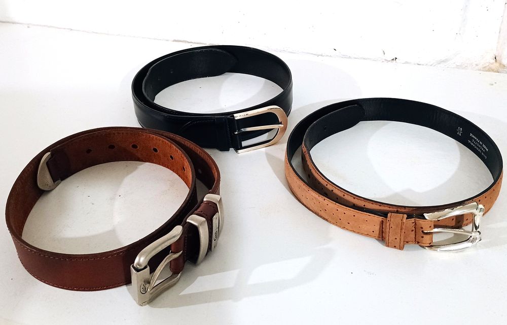 Lot de 3 ceintures 38 - 42 Maroquinerie